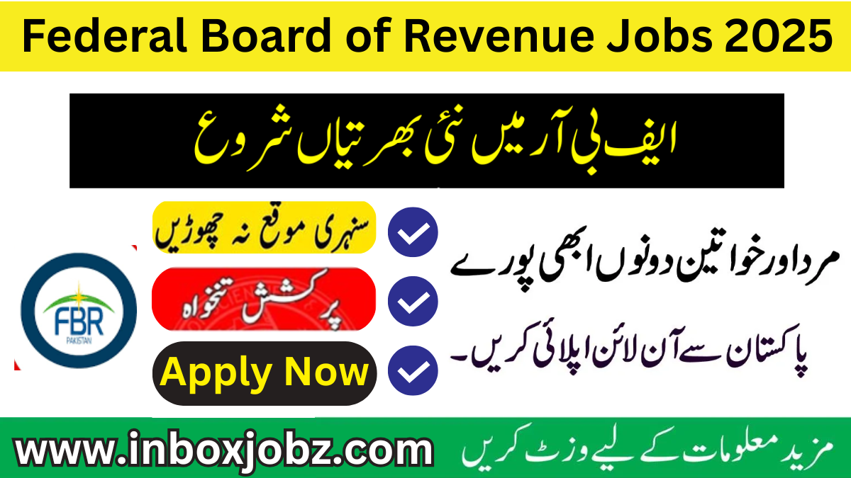 Federal Board of Revenue Jobs