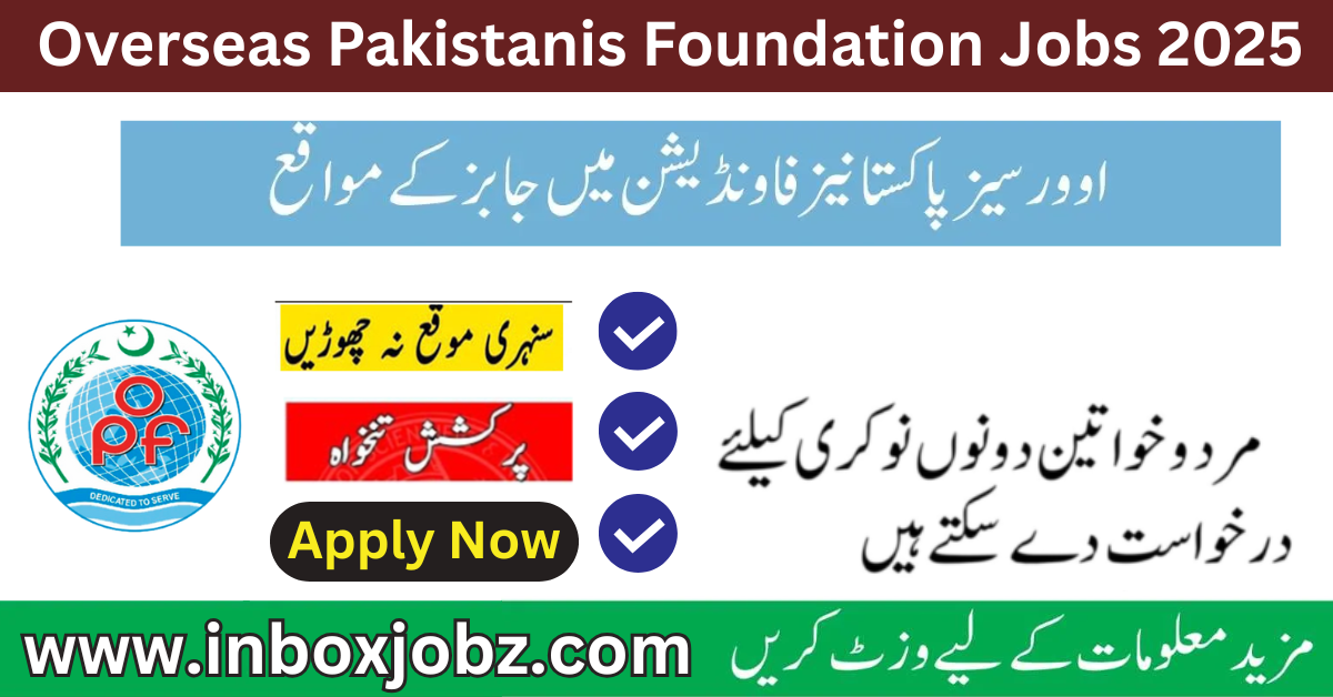 OPF Jobs Advertisement 2025