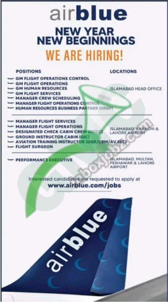 Air Blue Jobs